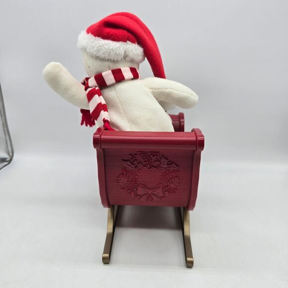 Hallmark Jingle Pals Twinkling Sleigh Ride Singing Snowmen Tested & Working - Picture 5 of 8